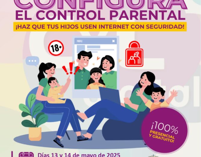 Curso «Configura el control parental», 13 y 14 de mayo de 2025