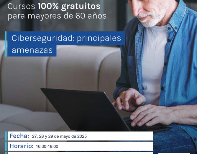 Curso para mayores de 60 años, «Ciberseguridad: principales amenazas»