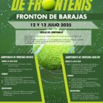 Campeonato de frontenis en Barajas 12 y 13 de julio de 2025