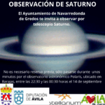 Observación de Saturno 14 de septiembre de 2025